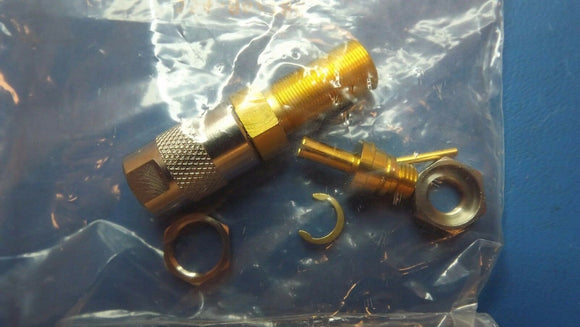 (1PC) 901-509 Amphenol CABLE TERMINATED, MALE, SMA CONNECTOR, SOLDER, PLUG