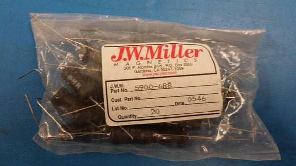 (5 PCS) 5900-6R8 JW MILLER Fixed Power Inductors 6.8uH 10%