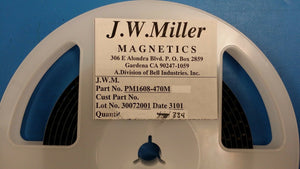 (10 PCS) PM1608-470M JW MILLER Fixed Power Inductors 47uH 20% SMD