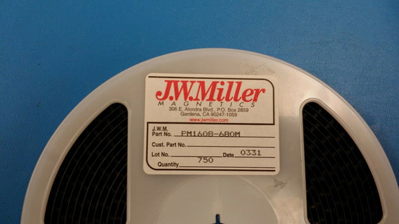 (10 PCS) PM1608-680M JW MILLER Fixed Power Inductors 68uH 20%