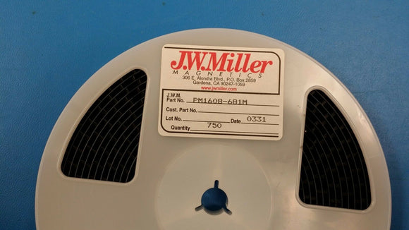 (10 PCS) PM1608-681M JW MILLER Fixed Power Inductors 680uH 20%