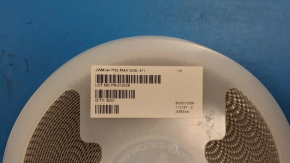(25 PC) PMA1206L-471 JW MILLER Ferrite Beads Multi-Layer Array 470Ohm 25% 100MHz