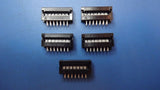 (10PCS) CA-14IDSL-1T 14 CONTACT(S), STRAIGHT TWO PART BOARD CONNECTOR