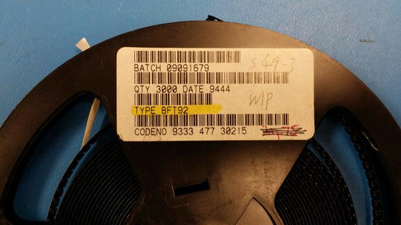 (15 PCS) BFT92 PHILIPS Trans GP BJT PNP 15V 0.025A 3-Pin TO-236AB