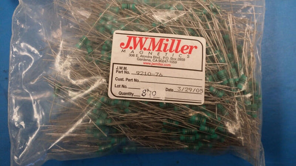 (10 PCS) 9210-76 JW MILLER Fixed RF Inductors 100uH 5%
