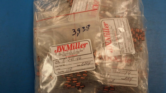 (10 PCS) 07241-46 JW MILLER Fixed RF Inductors 5600uH 10%