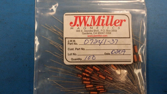 (10 PCS) 07241-37 JW MILLER Fixed RF Inductors 1000uH 10%