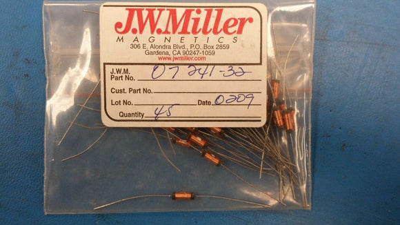 (15 PCS) 07241-32 JW MILLER Fixed RF Inductors 390uH 10%