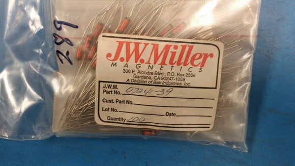 (10 PCS) 07241-39 JW MILLER Fixed RF Inductors 1500uH 10%