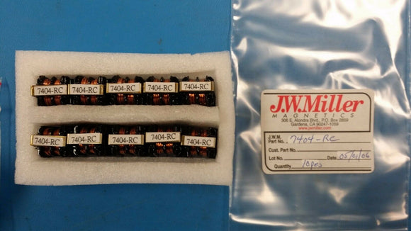 (1 PC) 7404-RC JW MILLER Ind Common Mode Choke 1mH 1KHz 2.4A Pin
