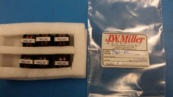(1 PC) 7402-RC JW MILLER Ind Common Mode Choke 600uH 1KHz 2.8A Pin