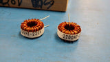 (4 PCS) 2200HT-220V JW MILLER Ind High Current Toroid 22uH 15% 1KHz 9.3A RDL