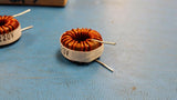 (4 PCS) 2200HT-220V JW MILLER Ind High Current Toroid 22uH 15% 1KHz 9.3A RDL
