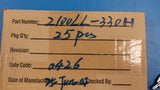 (5 PCS) 2100LL-330H JW MILLER Ind High Current Toroid 33uH 15% 1KHz 6.9A RDL