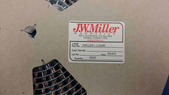 (10 PCS) PM105-120M JW MILLER Unshielded Power Inductor 12uH 20%
