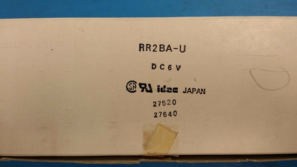 (1 PC) RR2BA-UAC120V IDEC Power Relay 120VAC 10A DPDT(36x36x47.5)mm Socket