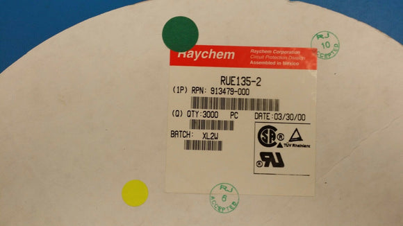(10 PCS) RUE135-2 RAYCHEM PTC Resettable Fuse 40A 30VDC