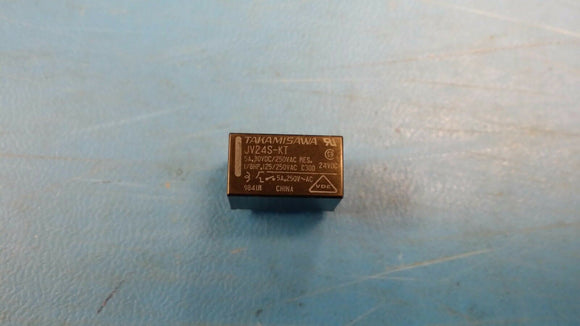 (2 PCS) JV-24S-KT TAKAMISAWA Power Relay 24VDC 5A SPST-NO(17.5x10x12.5)mm THT