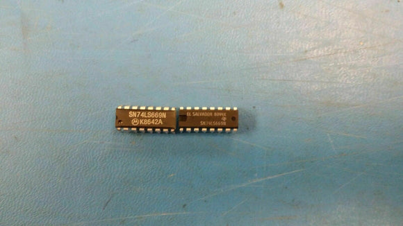 (2 PCS) SN74LS669N TI/MOT Counter Single 4-Bit Sync Binary UP/Down 16-Pin
