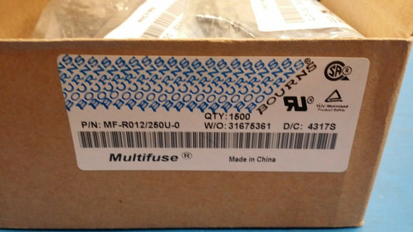 (1500 PC BOX) MF-R012/250U BOURNS PTC Resettable Fuse 60VDC Bulk