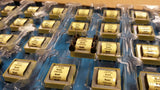(5 PCS) 2802B BELL TELECOM TRANSFORMER 600 OHMS 0.2 KHz TO 5.0 KHz THRU HOLE
