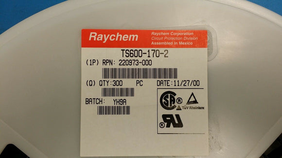(10 PCS) TS600-170-2 TYCO/RAYCHEM PTC Resettable Fuse 3A 60V T/R