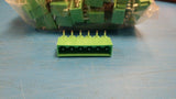 (6 PCS) 27112 TERMINAL BLOCK HEADER 6 POS 90 DEG MALE PIN FOR 24-12 AWG
