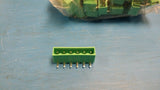(6 PCS) 27112 TERMINAL BLOCK HEADER 6 POS 90 DEG MALE PIN FOR 24-12 AWG