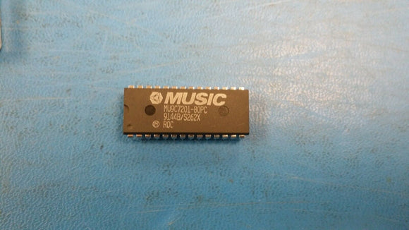 (1 PC) MU9C7201-80PC MUSIC SEMI FIFO, 512X9, 80ns, Asynchronous, CMOS, PDIP28