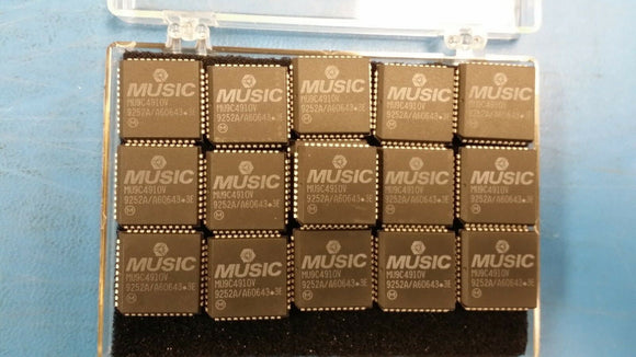 (1 PC) MU9C4910VDC MUSIC SEMI Palette DAC, 800 X 600 Pixels, CMOS, PLCC44