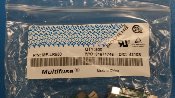 (10 PCS) MF-LR550 BOURNS PTC Resettable Fuse 100A 10V Bulk