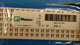 ( PK OF 5 CARDS) PCM-17 PANDUIT Wire Identification 1.5 VINYL CLOTH #17