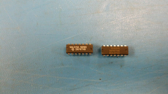 (15 PCS) SN74F74N TI IC D-TYPE POS TRG DUAL 14DIP