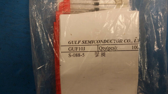 (20 PCS) GUF10J GULF SEMI Rectifier Diode 1 Element 1A 600V V(RRM) Silicon DO-41