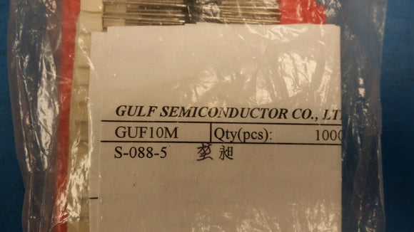 (20PCS) GUF10M GULF SEMI Rectifier Diode 1 Element 1A 1000V V(RRM) Silicon DO-41