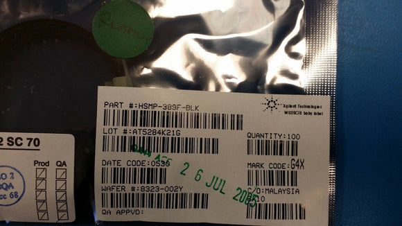 (10 PCS) HSMP-389F-BLK AGILENT Diode PIN Switch 100V 3-Pin SOT-323 Bulk