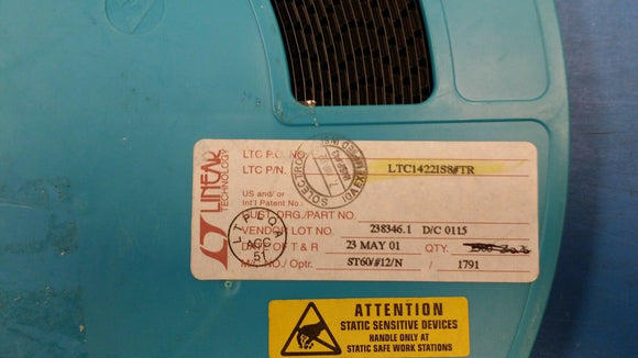 (1 PC) LTC1422IS8#TR IC CONTROLLER HOT SWAP 8-SOIC