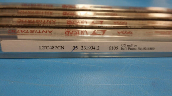 (1 PC) LTC487CN IC DVR RS485 LOW PWR QUAD 16-DIP