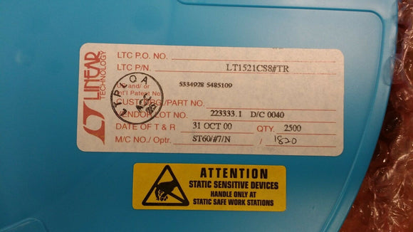 (25 PCS) LT1521CS8#TR IC REG LIN POS ADJ 300MA 8SOIC