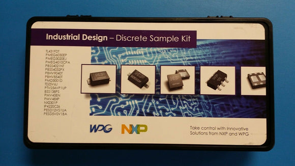 DISCRETE,SAMPLE,KIT INDUSTRIAL DESIGN BY WPG NXP 180pcs OF DIODES & TRANSISTORS