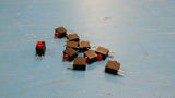 (10 PCS) LED 3MM RIGHT ANGLE HI EFFIECIENCY RED 2-PIN CBI PC MNT