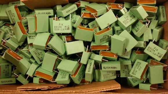 (20 PCS) MKT1822-415405 Film Capacitors .15UF 400V 10%