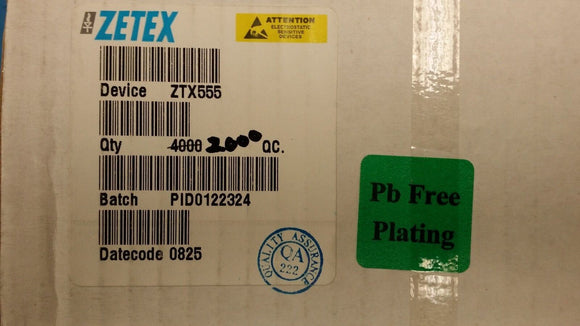 (10 PCS) ZTX555 ZETEX Trans GP BJT PNP 150V 1A 3-Pin E-Line TO-92 ROHS