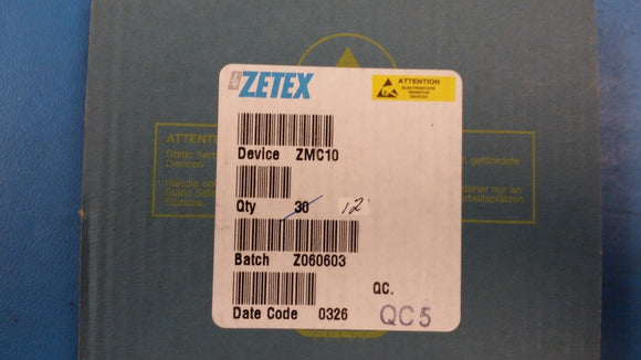 (1 PC) ZMC10 ZETEX SENSOR CURRENT MR 10A 12V 100kHz AC/DC
