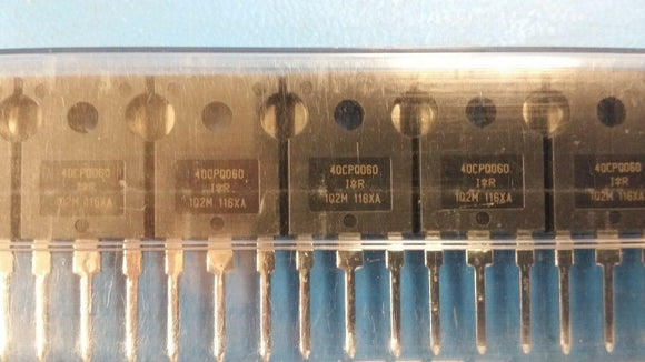 (2 PCS) 40CPQ060 Diode Schottky 60V 40A 3-Pin(3+Tab) TO-247