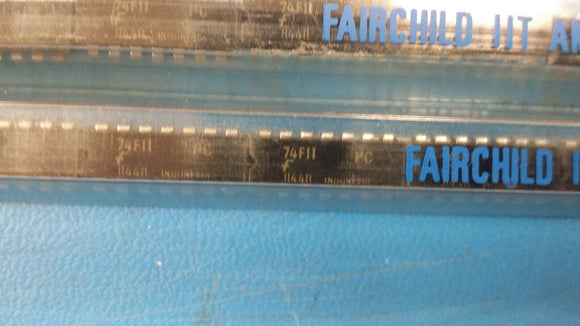 (10 PCS) 74F11PC FSC AND Gate 3-Element 3-IN Bipolar 14-Pin PDIP