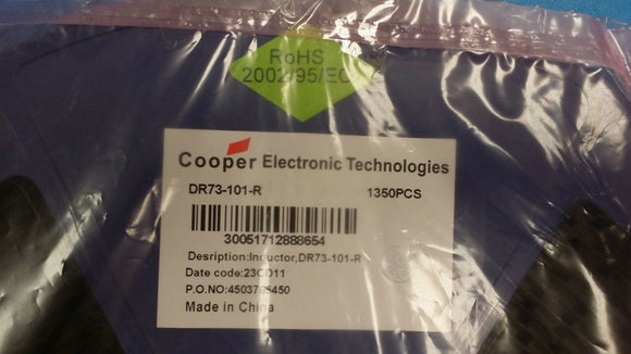 (10 PCS) DR73-101-R EATON COOPER Fixed Inductors 100uH 0.79A 0.527ohms ROHS