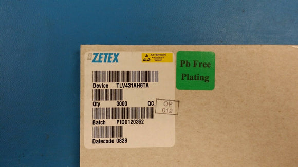 (10 PCS) TLV431AH6TA ZETEX V-Ref Adjustable 1.24V to 18V 20mA 6-Pin SC-70 ROHS