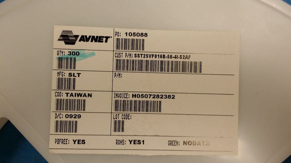 (11 PCS) SST25VF016B-50-4I-S2AF MICROCHIP IC FLASH 16MBIT 50MHZ 8SOIC ROHS