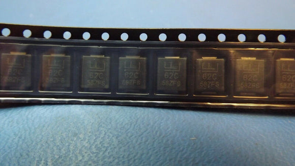 (10PCS) 1.5SMC62CA LITTELFUSE TVS DIODE 53V 85V DO214AB